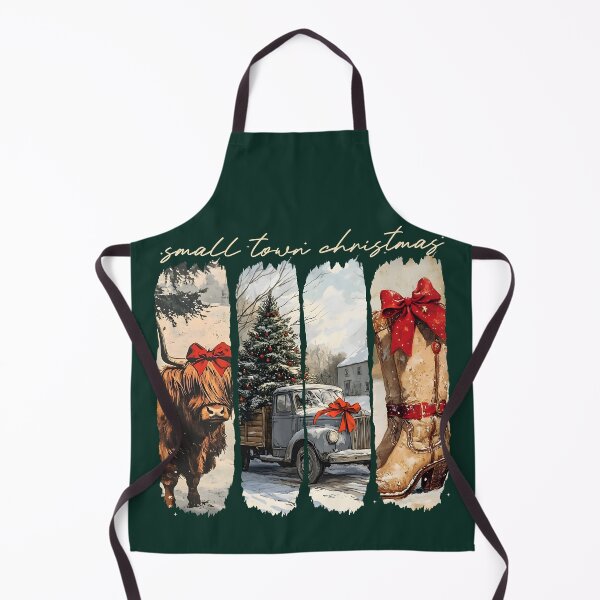Item preview, Vintage small town christmas, Cowgirl, Small town girl Christmas, highland cow Christmas designed and sold by Capisedo.