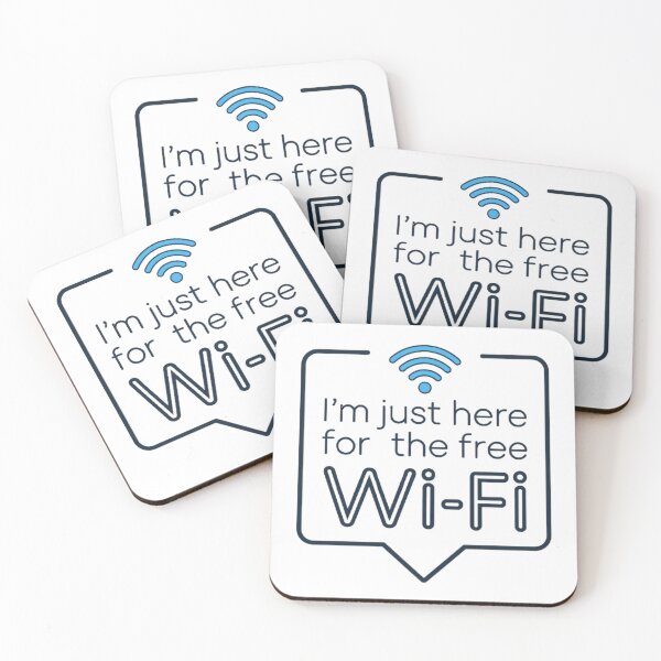 Item preview, I' am just here for the free WI - FI designed and sold by BugiDesignArt.