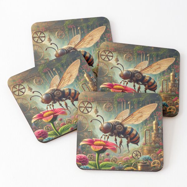 Item preview, Steampunk Furrow Bee designed and sold by Sillytoe.