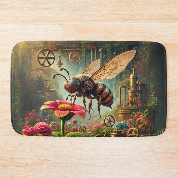 Item preview, Steampunk Furrow Bee designed and sold by Sillytoe.