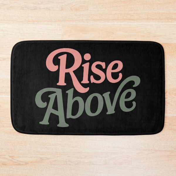 Item preview, Rise Above Challenges Motivational Quote designed and sold by ThreeftlyPicks.