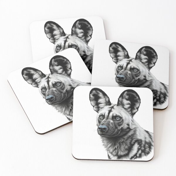 Item preview, Painted Dog designed and sold by WearTheWild.