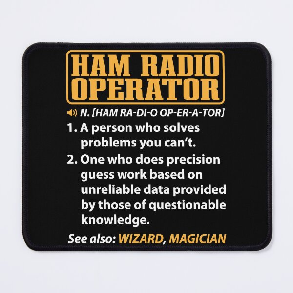 Item preview, Amateur Radio Definition Hobby Funny Ham Radio Operator designed and sold by Rahjihan.
