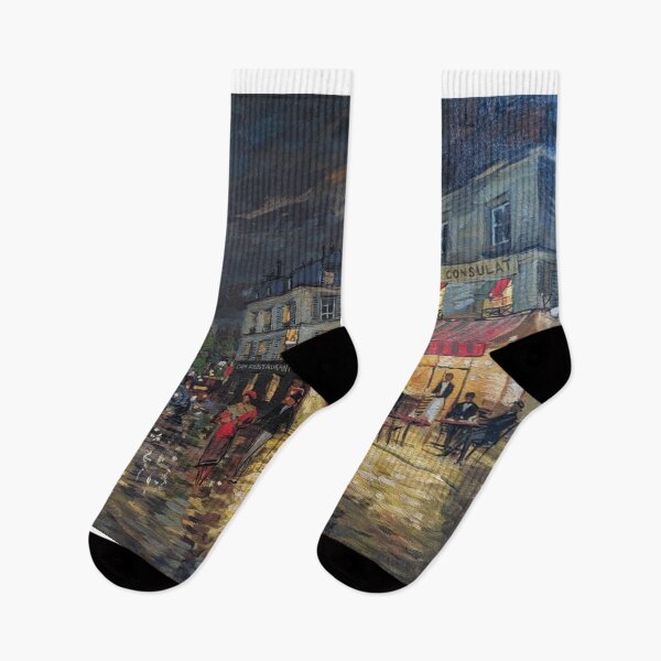 Item preview, Parisian street by night designed and sold by RickE.