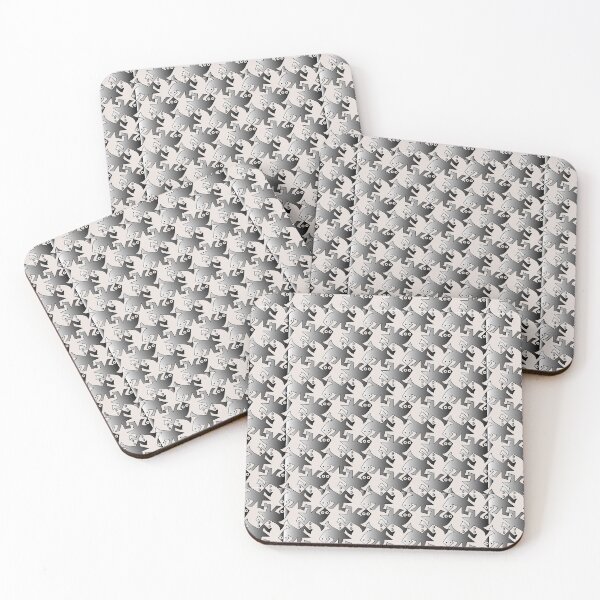 Item preview, Seamless MC Escher Pattern (Lizard) designed and sold by DarklingAnubiss.