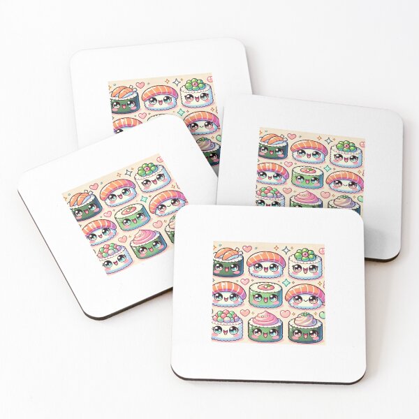 Item preview, Happy Sushi Friends designed and sold by ANIARTONLINE.