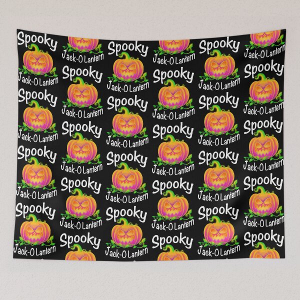 Item preview, Spooky Orange Jack-O Lantern designed and sold by Kimber Nova.