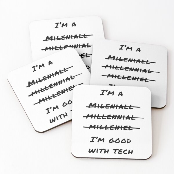 Item preview, Millennial Humor, Good with Tech designed and sold by lagunaklein.
