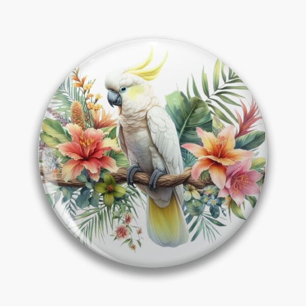 Item preview, A yellow-crested white cockatoo designed and sold by CHRIST5000.