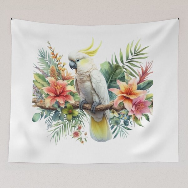 Item preview, A yellow-crested white cockatoo designed and sold by CHRIST5000.