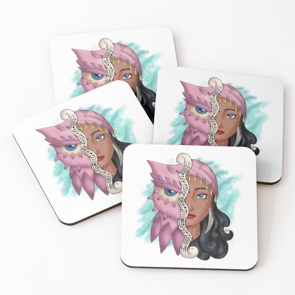 Item preview, Romani woman and owl half face designed and sold by AssortedDrawings.