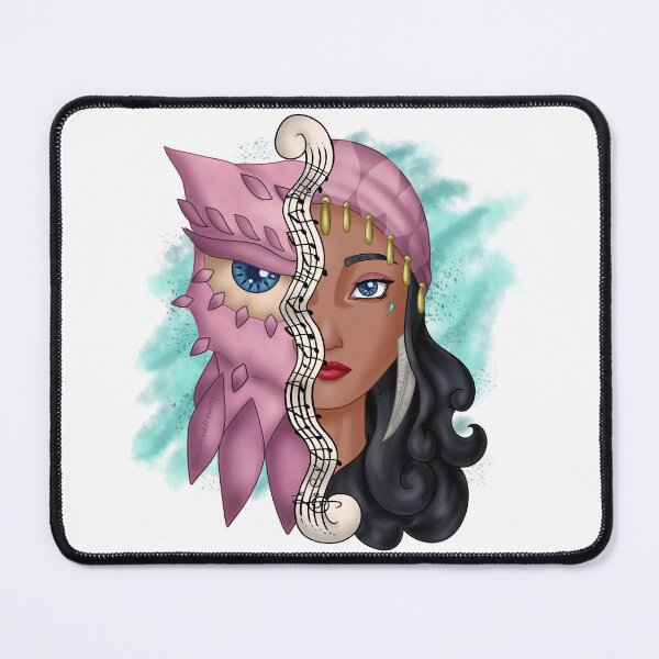 Item preview, Romani woman and owl half face designed and sold by AssortedDrawings.