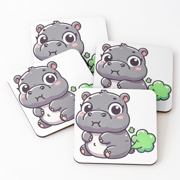 Item preview, Farting Moo Deng Cartoon designed and sold by Zeverett.