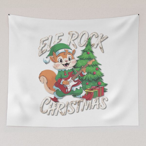 Item preview, Festive Elf Rocker Squirrel designed and sold by ARTReMi.