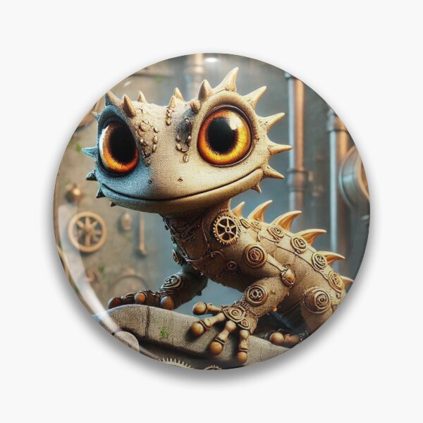 Item preview, Steampunk Gargoyle Gecko designed and sold by Sillytoe.