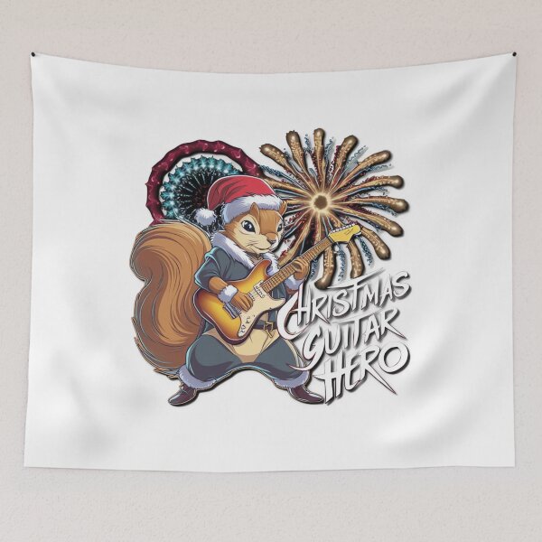 Item preview, Festive Squirrel Guitar Bash designed and sold by ARTReMi.