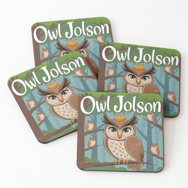 Item preview, Owl Jolson funny crown sticker designed and sold by Creative-space5.