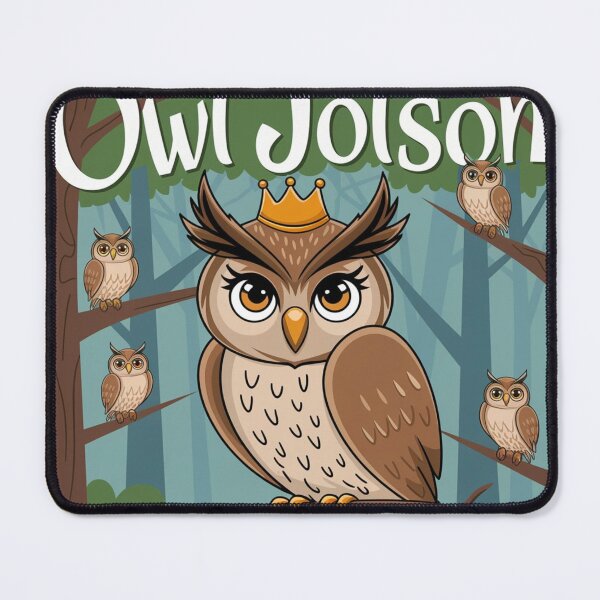 Item preview, Owl Jolson funny crown sticker designed and sold by Creative-space5.