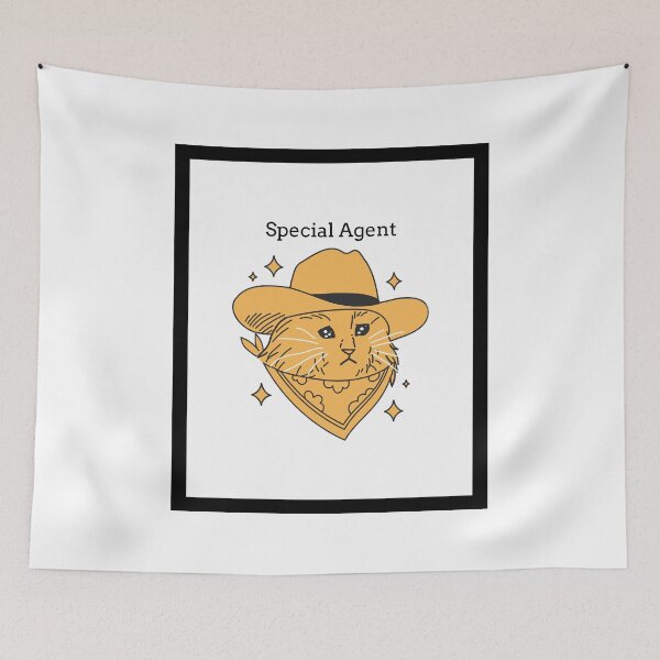 Item preview, SPECIAL AGENT CAT T-SHIRT designed and sold by PurifiedART.