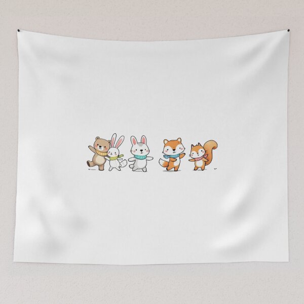 Item preview, Dancing Forest Animals designed and sold by SignumShop.