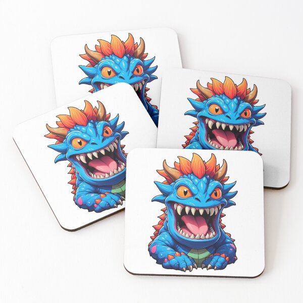 Item preview, Cute Blue Reptile Monster designed and sold by Bunmigraphics .