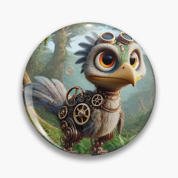 Item preview, Steampunk Gastornis designed and sold by Sillytoe.