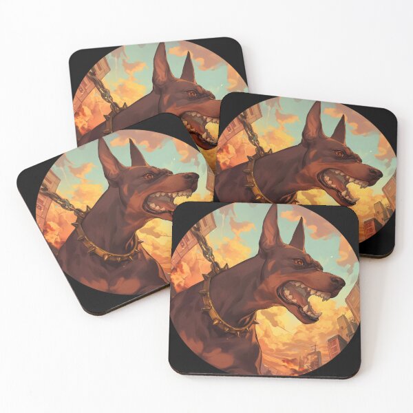 Item preview, Doberman Guarding dog designed and sold by SMARTKIT  DESIGNAGENCY.