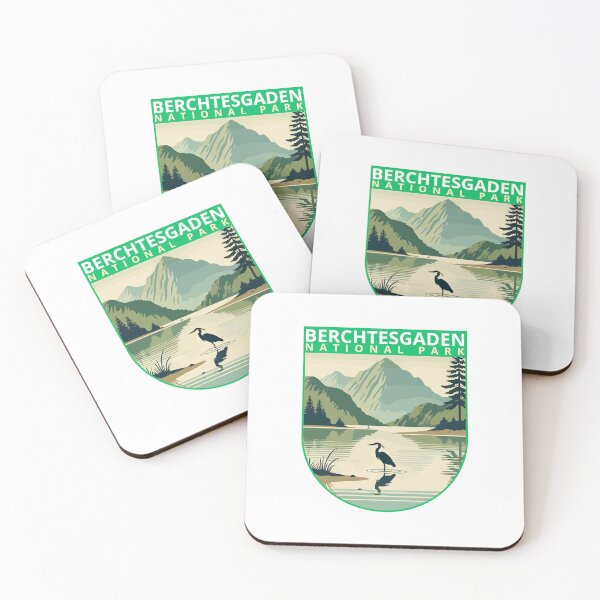 Item preview, Berchtesgaden National Park in Retro Vector Style designed and sold by MaateoDesign.