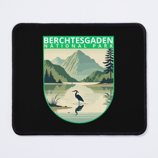 Item preview, Berchtesgaden National Park in Retro Vector Style designed and sold by MaateoDesign.