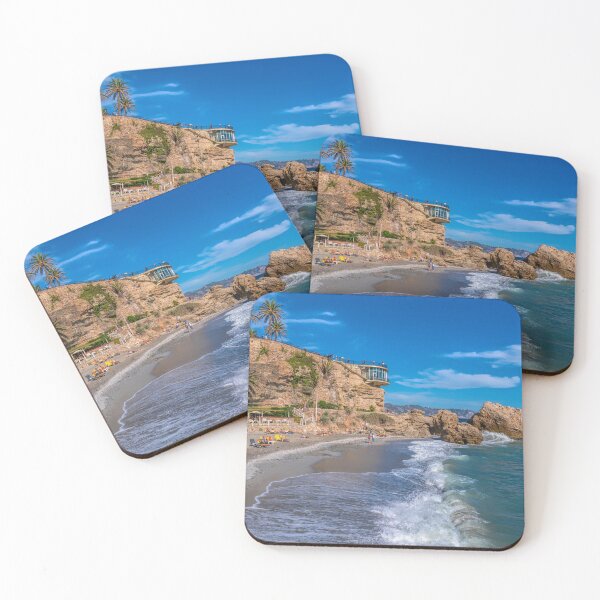 Item preview, Nerja Chica Beach Spain Below Balcon de Europa designed and sold by acceleratorhams.