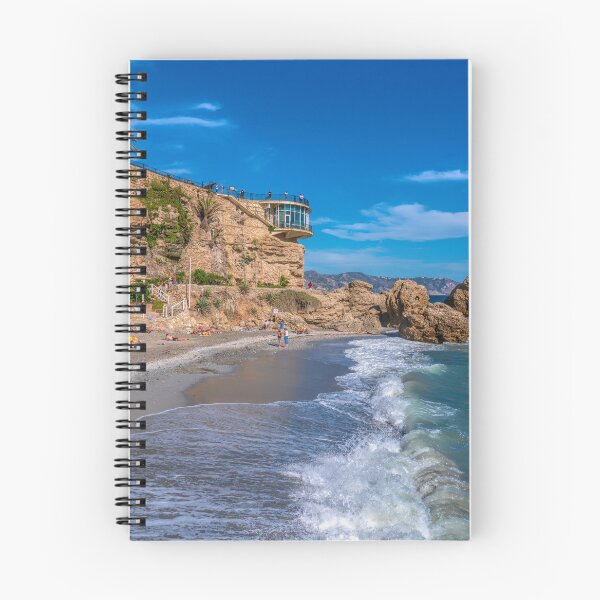 Item preview, Nerja Chica Beach Spain Below Balcon de Europa designed and sold by acceleratorhams.