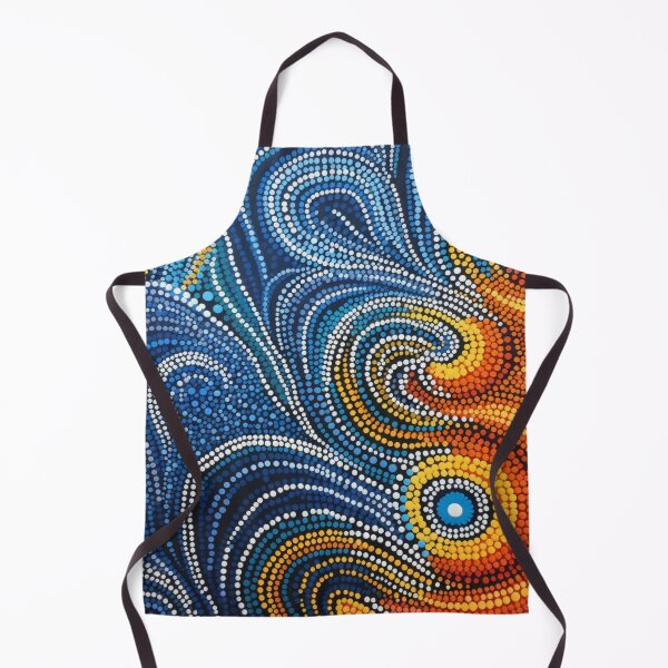 Item preview, Aboriginal Inspired Dot Art - With Ice And Fire designed and sold by GrinGalore.