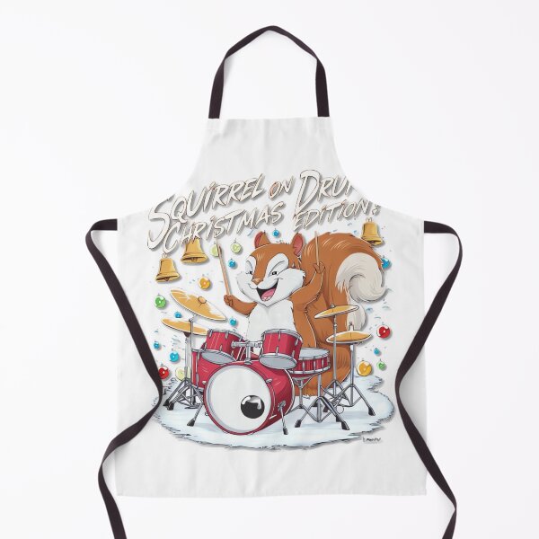 Item preview, Jingle Drums with Santa Squirrel designed and sold by ARTReMi.