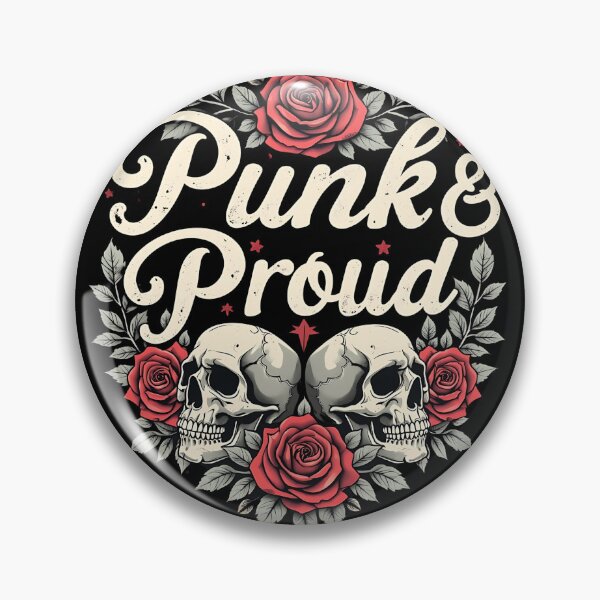Item preview, Punk & Proud – Skull & Roses designed and sold by nbg2012.
