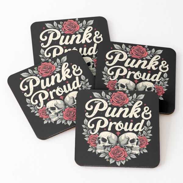 Item preview, Punk & Proud – Skull & Roses designed and sold by nbg2012.
