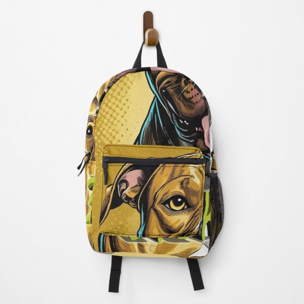 Item preview, Golden Pitbull with the inscription "Lick me" designed and sold by Anna Stim.
