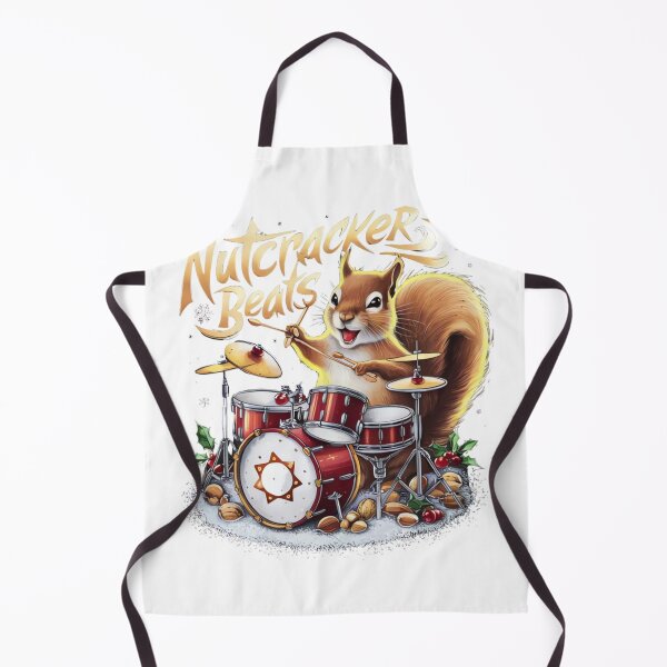Item preview, Christmas Cheer: Squirrel on Drums designed and sold by ARTReMi.