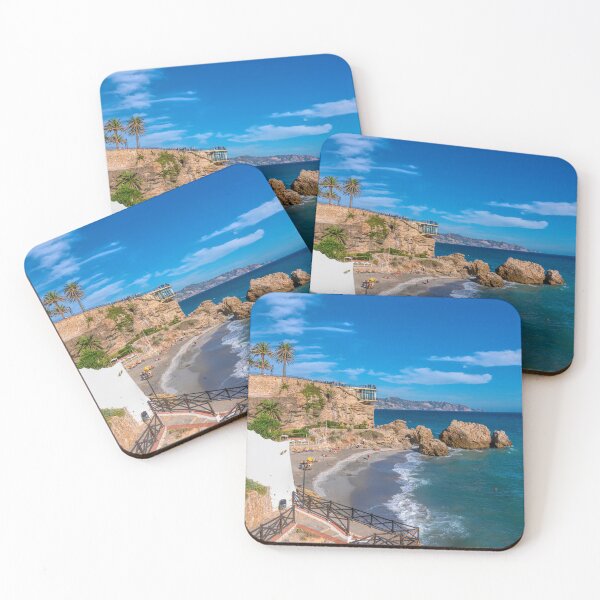 Item preview, Nerja Chica Beach Spain Below Balcon de Europa Costa del Sol designed and sold by acceleratorhams.