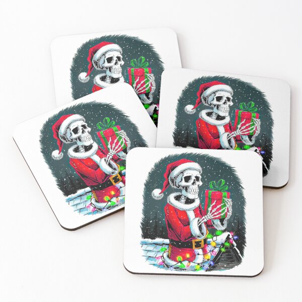 Item preview, Skeletal Santa's Dark Delivery designed and sold by Amanda's Factory.