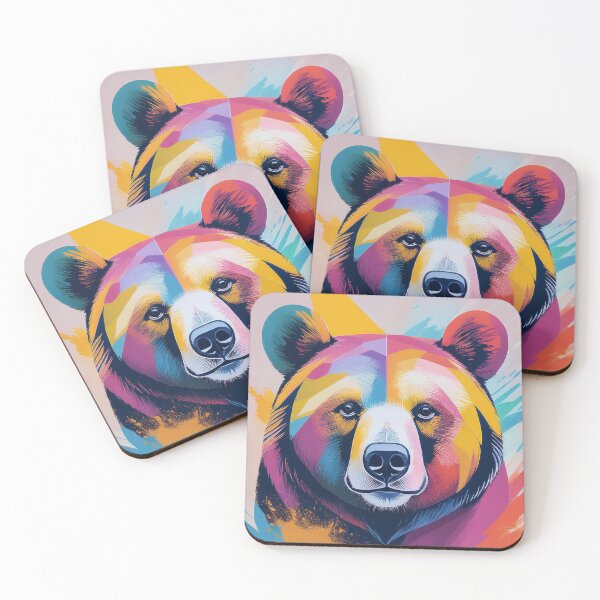 Item preview, Painterly Bear Portrait Illustration designed and sold by Adam Regester.