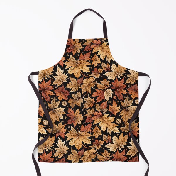 Item preview, Vintage Fall - Autumn Leaves on Black designed and sold by gjsart.