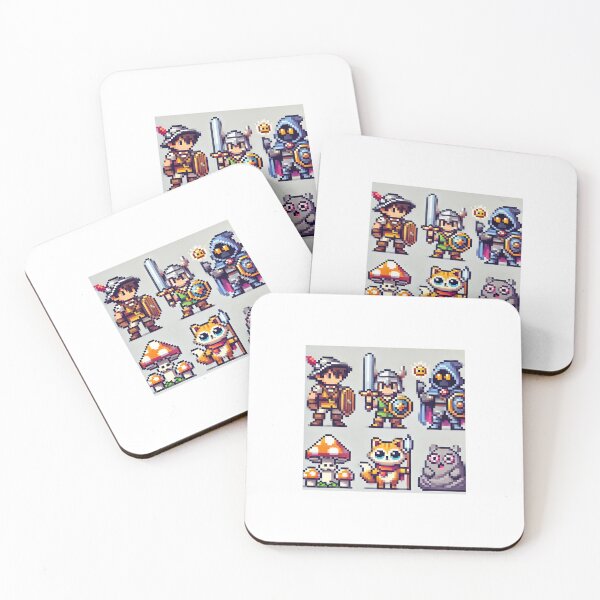 Item preview, gaming style, fantasy companion, pixel heroes designed and sold by ANIARTONLINE.