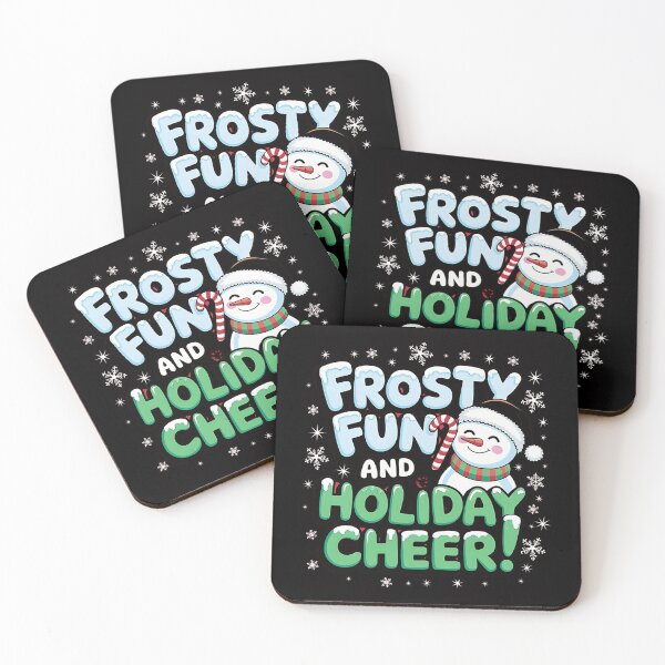 Item preview, Frosty Fun And Holiday Cheer ,Merry Christmas Funny Snowman  designed and sold by Hotshots Design.