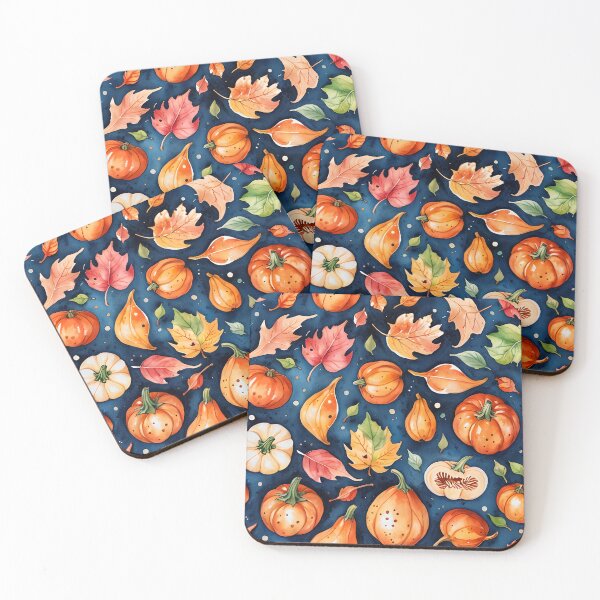 Item preview, Vintage Fall - Leaves & Gourds designed and sold by gjsart.