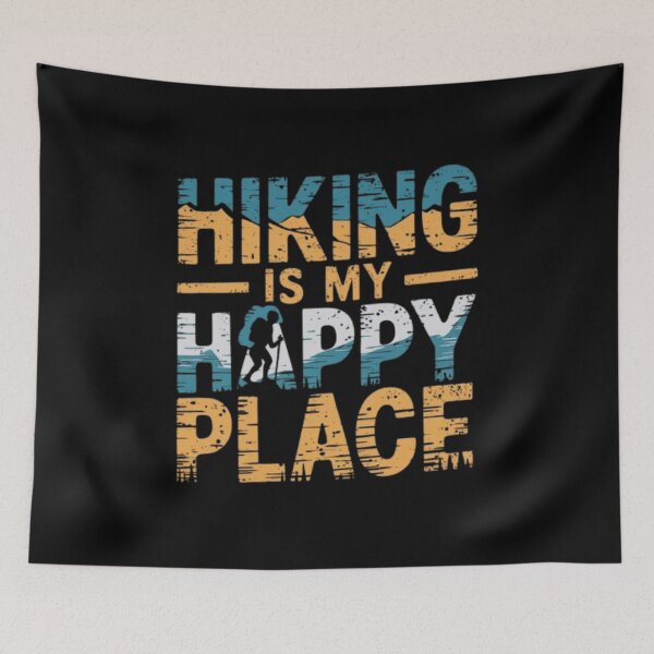 Item preview, El senderismo es mi lugar feliz designed and sold by ThreadChords.