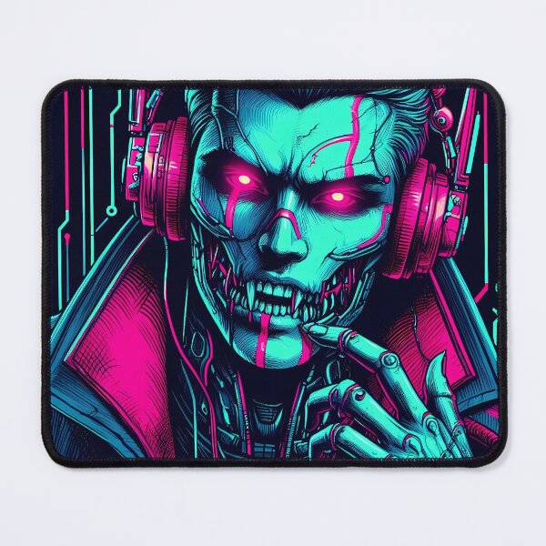 Item preview, 051 - Cyberpunk Vampire with Headphones designed and sold by GoLayout.