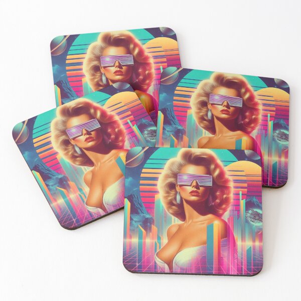 Item preview, 80s Synthwave Woman designed and sold by PulpVintage.