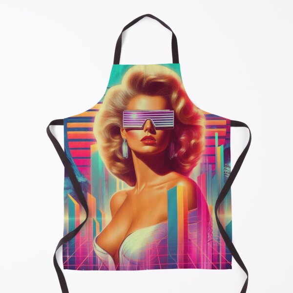 Item preview, 80s Synthwave Woman designed and sold by PulpVintage.