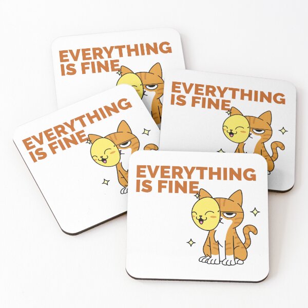 Item preview, EVERYTHING IS FINE T-SHIRT designed and sold by PurifiedART.
