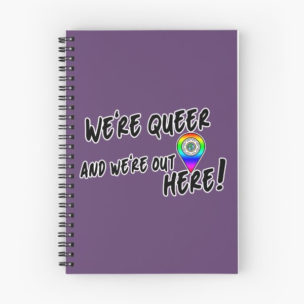 Item preview, We're Queer and We're Here designed and sold by Global Rainbow Engineers.